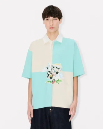 „Kenzo Cartoon“ Relax-Polo aus schwerer Baumwolle