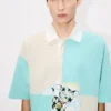 „Kenzo Cartoon“ Relax-Polo aus schwerer Baumwolle