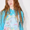 „Kenzo Cartoon“ Skinny-Hoodie aus Baumwolle