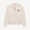 „Kenzo Cartoon“ Strickjacke aus flauschiger Baumwolle