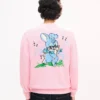 „Kenzo Cartoon“ Strickjacke aus flauschiger Baumwolle