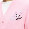 „Kenzo Cartoon“ Strickjacke aus flauschiger Baumwolle