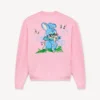 „Kenzo Cartoon“ Strickjacke aus flauschiger Baumwolle