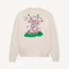 „Kenzo Cartoon“ Strickjacke aus flauschiger Baumwolle