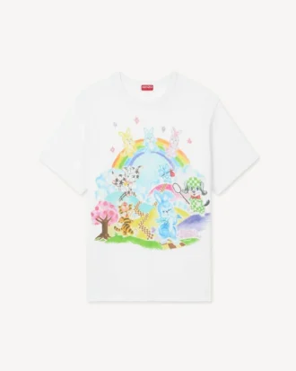 „Kenzo Cartoon“ Unisex-Hemd aus Baumwolle