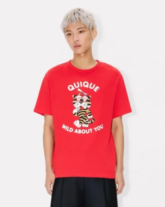 „Kenzo Cartoon“ Unisex-Hemd aus Baumwolle