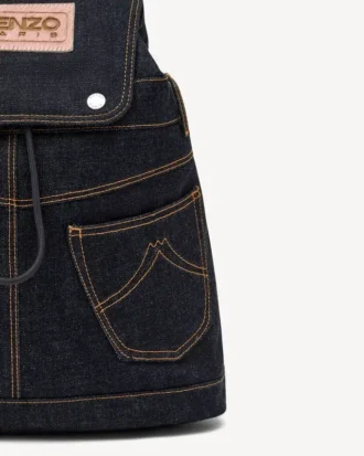 „Kenzo Five Pockets“-Rucksack aus denimähnlichem Twill