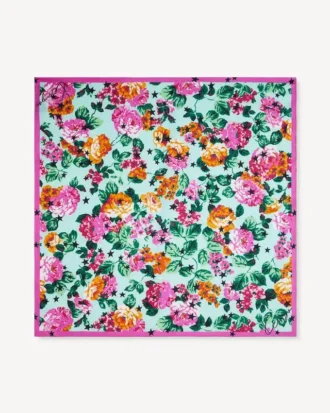 „Kenzo Floral“ kleines Tuch aus Seide