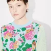 „Kenzo Floral“ verzierter Pullover aus Baumwollmischgewebe