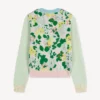 „Kenzo Floral“ verzierter Pullover aus Baumwollmischgewebe