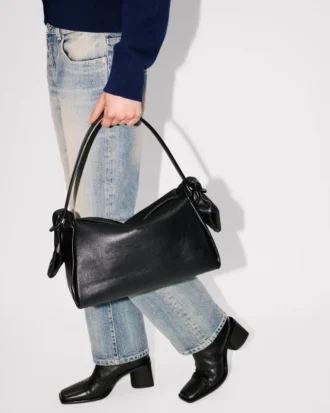„Kenzo Furoshiki“ Große Schultertasche aus Leder