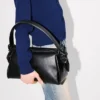 „Kenzo Furoshiki“ Große Schultertasche aus Leder