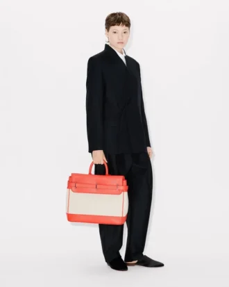 Kenzo Holdall‘ Tasche aus Canvas und Leder