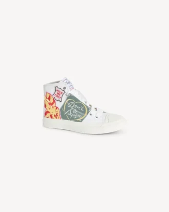 „Kenzo Hoshi“ High-Top-Sneaker aus Baumwoll-Canvas