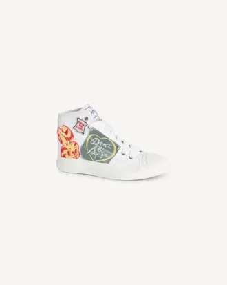 „Kenzo Hoshi“ High-Top-Sneaker aus Baumwoll-Canvas