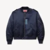 Kenzo Jungle Poem“ Unisex-Bomberjacke aus Leinenmischung