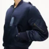 Kenzo Jungle Poem“ Unisex-Bomberjacke aus Leinenmischung
