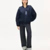 Kenzo Jungle Poem“ Unisex-Bomberjacke aus Leinenmischung