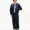 Kenzo Jungle Poem“ Unisex-Bomberjacke aus Leinenmischung