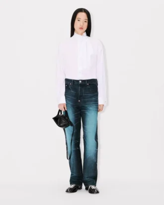 „Kenzo Kumo“ Mini-Umhängetasche aus Leder