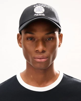 Kenzo Paris Emblem‘ bestickte Kappe aus Baumwolle