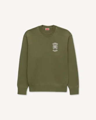 Kenzo Paris Emblem‘ bestickter Pullover aus Baumwolle