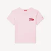 Kenzo Paris Emblem‘ besticktes T-Shirt in kleiner Passform aus Baumwolle
