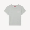 Kenzo Paris Emblem‘ besticktes T-Shirt in kleiner Passform aus Baumwolle