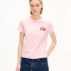 Kenzo Paris Emblem‘ besticktes T-Shirt in kleiner Passform aus Baumwolle