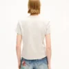 Kenzo Paris Emblem‘ besticktes T-Shirt in kleiner Passform aus Baumwolle