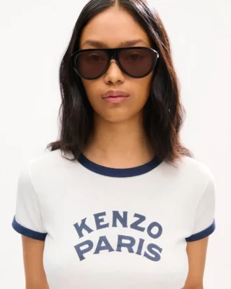 „Kenzo Paris Emblem“-Hemd aus Baumwolle