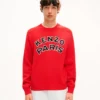 „Kenzo Paris Emblem“-Pullover aus Woll-Baumwollmischung