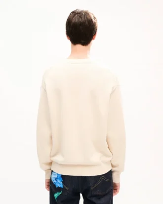 „Kenzo Paris Emblem“-Pullover aus Woll-Baumwollmischung