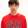 „Kenzo Paris Emblem“-Pullover aus Woll-Baumwollmischung
