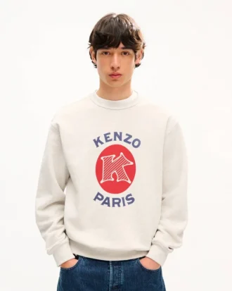 „Kenzo Paris Emblem“ Sweatshirt aus Baumwolle