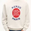 „Kenzo Paris Emblem“ Sweatshirt aus Baumwolle