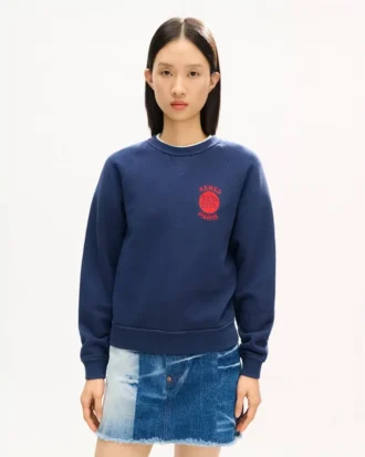 Kenzo Paris Emblem‘ Sweatshirt aus Baumwolle mit Stickerei