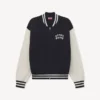 „Kenzo Paris Emblem“ Varsity-Strickjacke aus Baumwollmischung