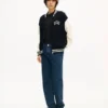 „Kenzo Paris Emblem“ Varsity-Strickjacke aus Baumwollmischung