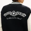 „Kenzo Paris Emblem“ Varsity-Strickjacke aus Baumwollmischung