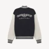 „Kenzo Paris Emblem“ Varsity-Strickjacke aus Baumwollmischung