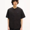 Kenzo Signature‘ Baseball-Hemd mit kurzen Ärmeln aus Baumwollpopeline