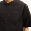 Kenzo Signature‘ Baseball-Hemd mit kurzen Ärmeln aus Baumwollpopeline