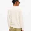 „Kenzo Signature“ bestickte, locker sitzende Strickjacke aus Baumwollwolle