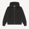 Kenzo Signature‘ bestickter Kapuzenpullover mit Reißverschluss aus Baumwolle
