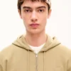 Kenzo Signature‘ bestickter Kapuzenpullover mit Reißverschluss aus Baumwolle