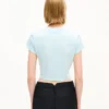 „Kenzo Signature“ besticktes, kurzes T-Shirt aus Baumwolle