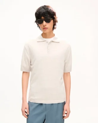 „Kenzo Signature“ besticktes Polohemd aus Merinowolle