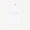 „Kenzo Signature“ besticktes T-Shirt aus Baumwolle