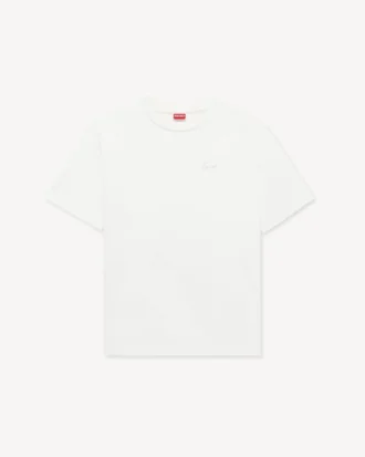„Kenzo Signature“ besticktes T-Shirt aus Baumwolle